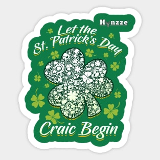 St. Patrick's Day - Craic Sticker